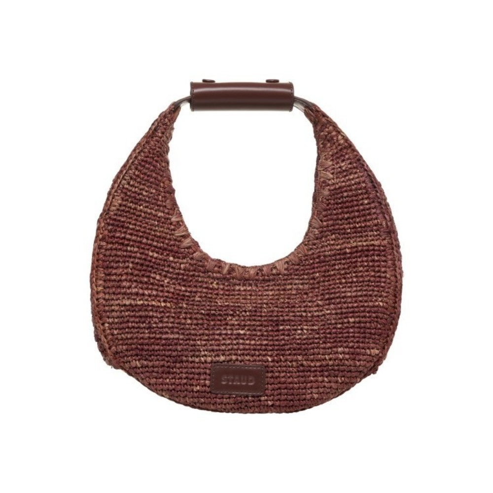 Staud Raffia Moon Bag - NWT - Picture 3 of 4